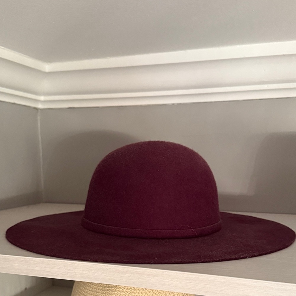 Gorgeous Boho burgundy hat women’s